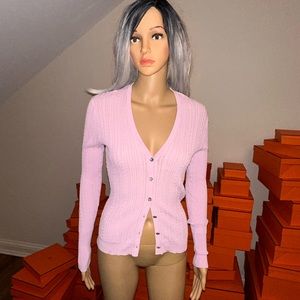 Zara pink cardigan L